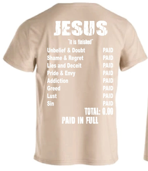 "Paid in Full" Tee – John 19:30